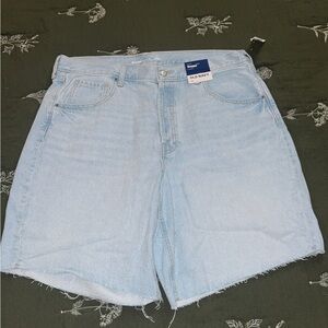 Old Navy Mid-Rise Light Blue Baggy Jeans